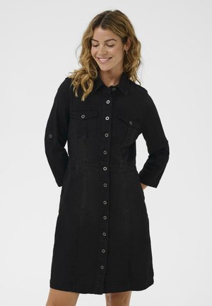 Denim dress - black washed denim