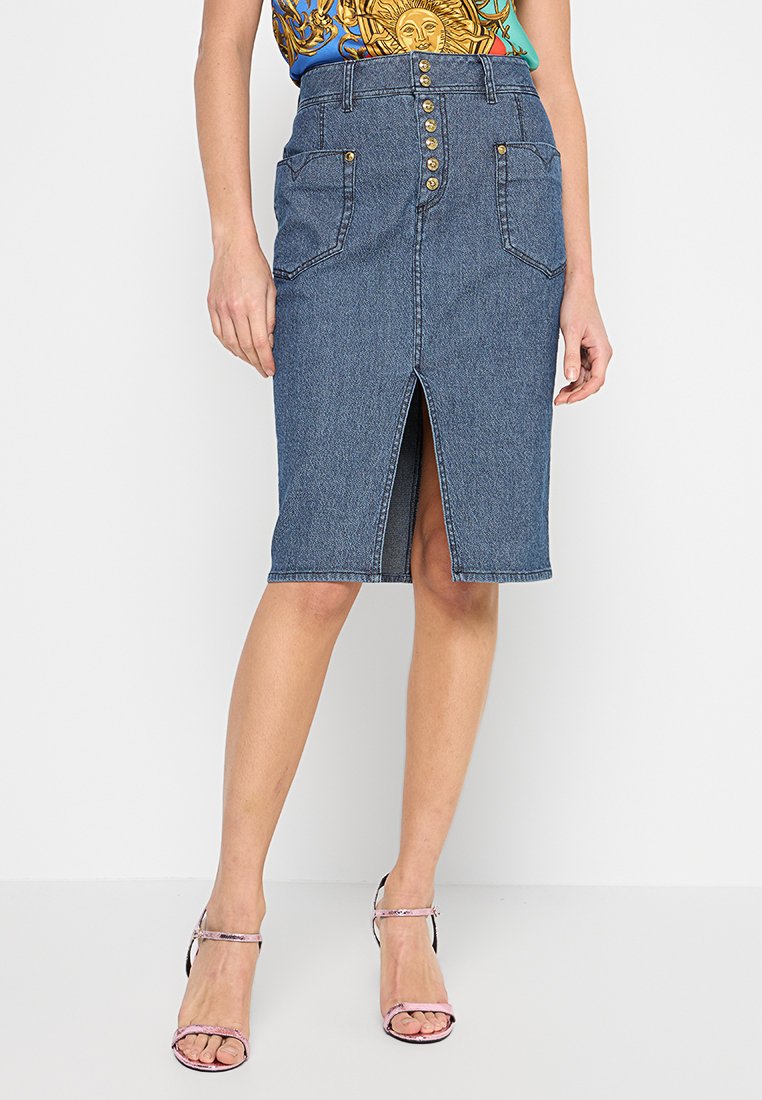 Versace Jeans Couture Jeansrok blauw Versace Jeans Couture Jeansrok blauw