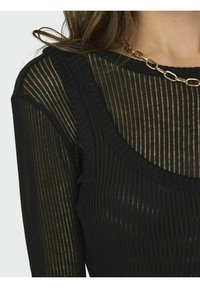 ONLY ONLTILDE  DOUBLE BOX  - Top s dlouhým rukávem - black