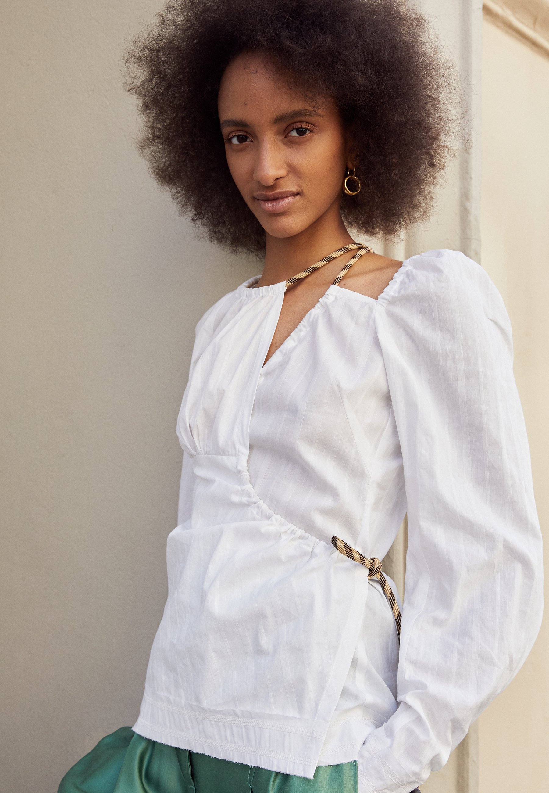 MIISTA JANET - Blouse - white/wit - Zalando.nl