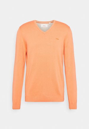 Strickpullover - orange