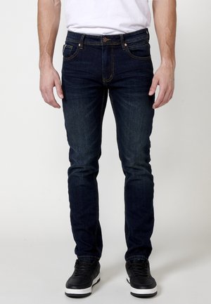 Koroshi Slim fit jeans - azul osc dark blue