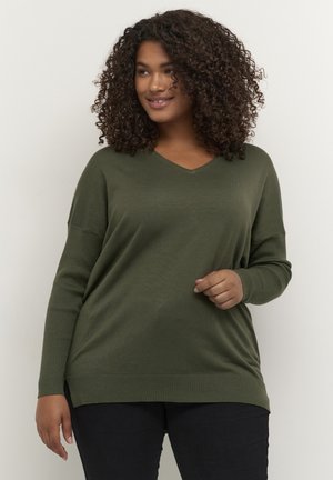 MACHI  - Strickpullover - grape leaf