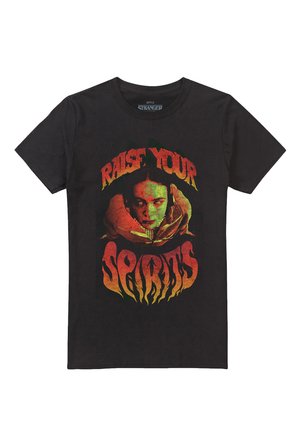 STRANGER THINGS RAISE YOUR SPIRITS - Print T-shirt - black