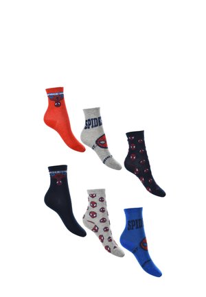 SPIDER-MAN-SET OF 6 - Socks - mehrfarbig