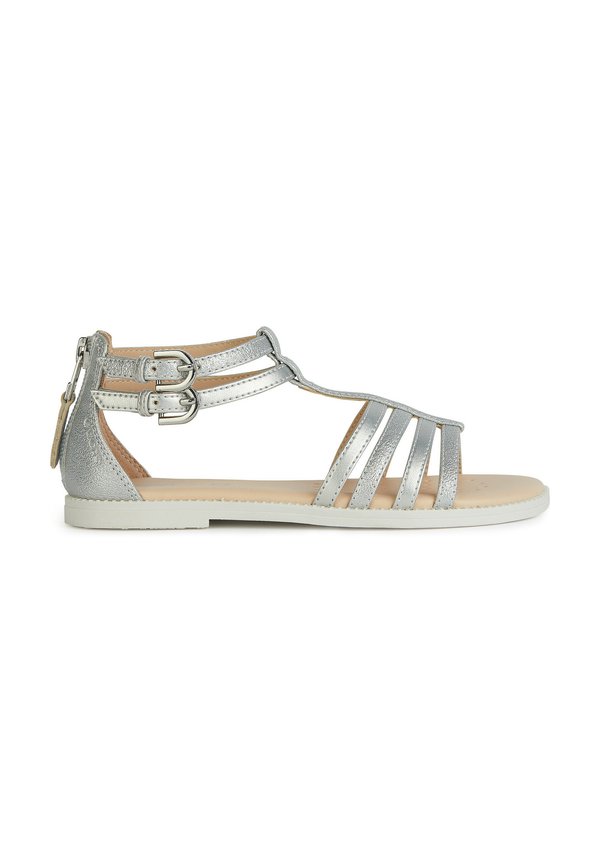 KARLY - Schaftsandale - silver