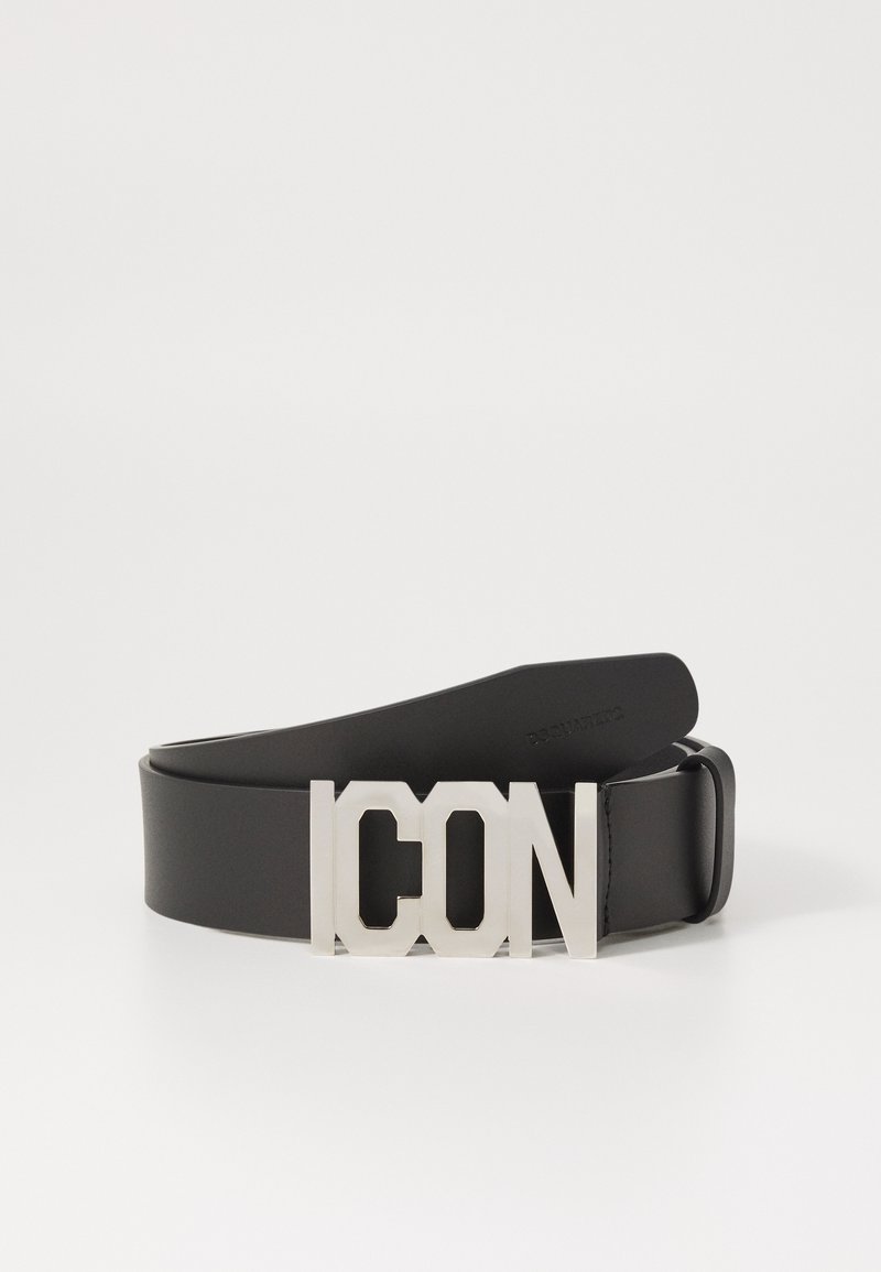 DSQUARED2 ICON BELT - Gürtel - nero/palladio
