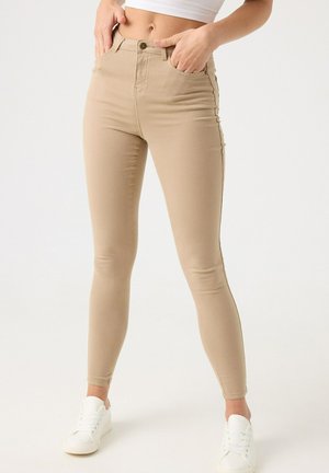 LISO - Vaqueros pitillo - beige