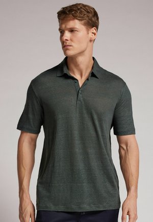 IUMAN Intimissimi Uomo REGULAR FIT - Polo shirt - j verde fumo scuro