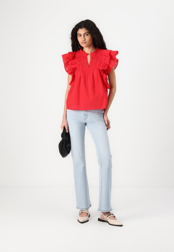 ONLSUNNY LIFE FRILL - Blouse4