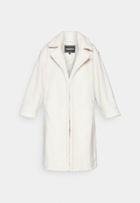 LONG COAT - Giacca in pile - bone