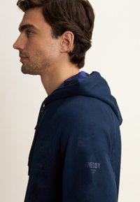 Freddy Felpa con zip - dress blue