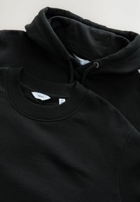 REGULAR FIT - CREW 2 PACK - Kapucni - black