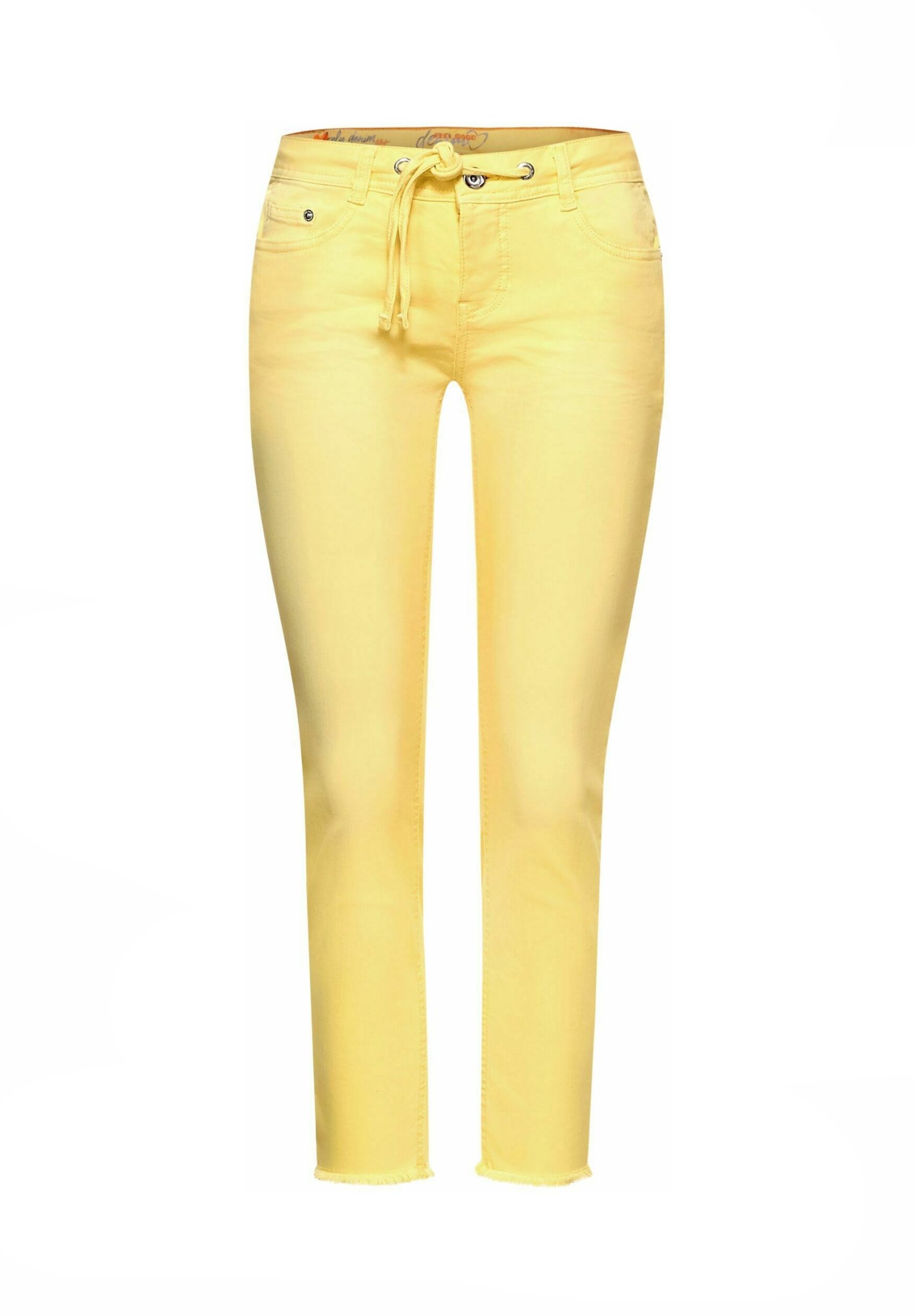 Slim fit jeans - gelb 