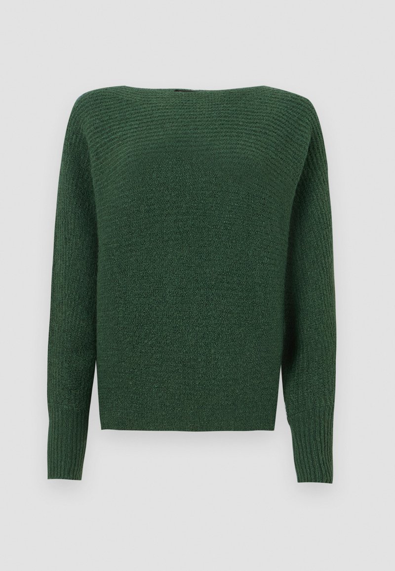 Pull En Maille ONLY - Col Ouvert, Manches Longues Volumineuses, Coupe Droite - Composition 77% Acrylique, 19% Polyester, 4% élasthanne