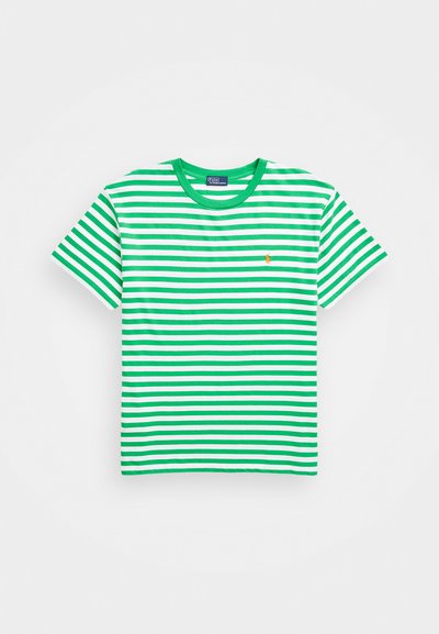 Polo Ralph Lauren SHORT SLEEVE - Printtipaita - preppy green/white