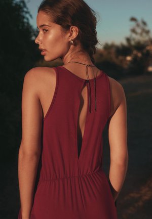 Next, Jumpsuit - burgundy red