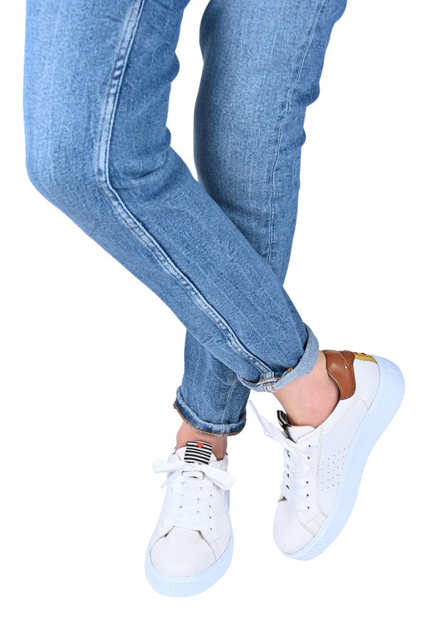 HAPPER  - Sneaker low - weiss