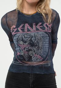 Paradiso Clothing GENESIS BIRD HAND LONG SLEEVE MESH - Long sleeved top - navy