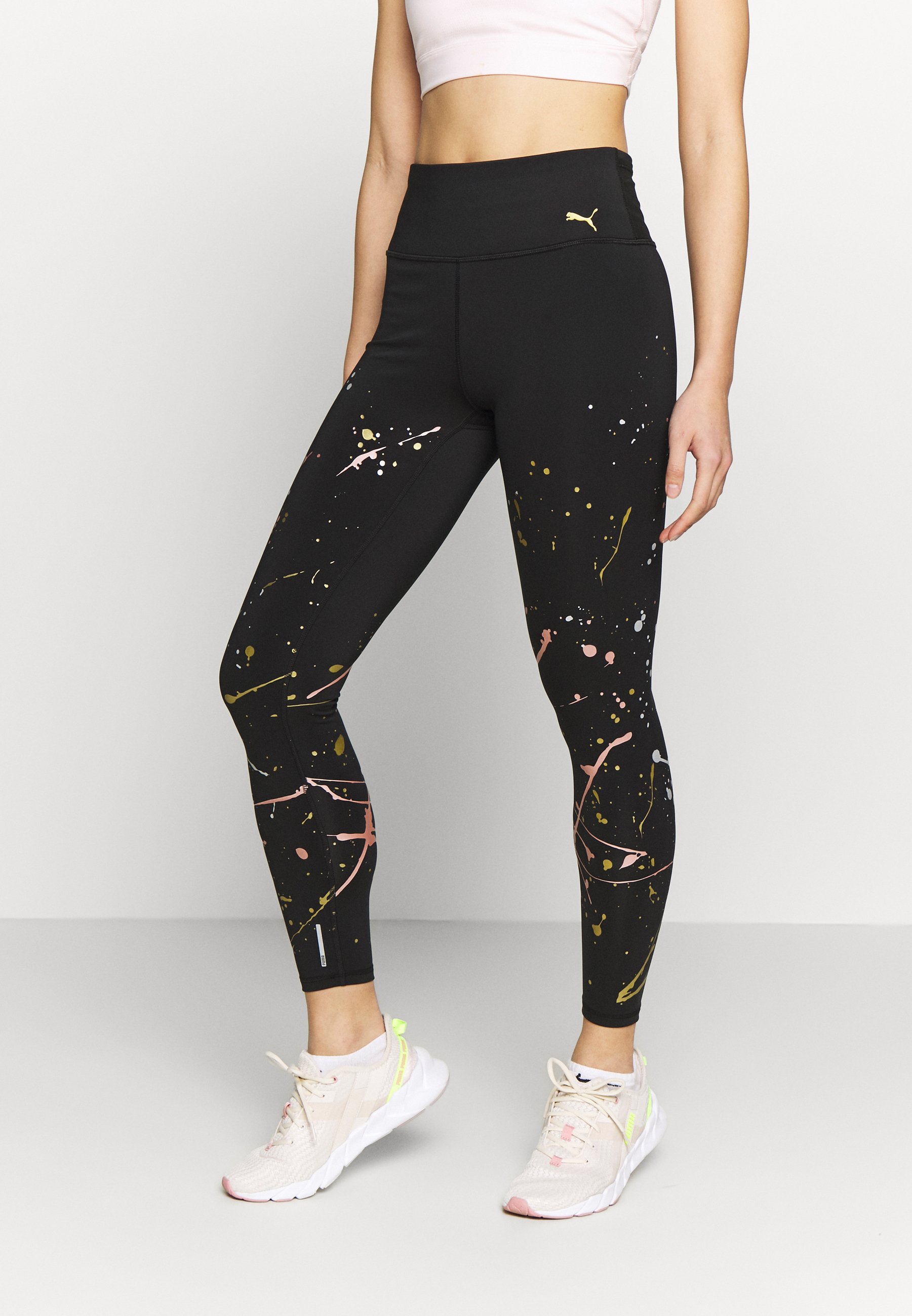 Puma METAL SPLASH SPLATTER - Tights - black/schwarz - Zalando.de