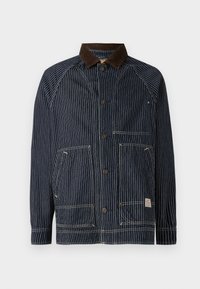 LONG CHORE STRIPE - Farkkutakki - dark blue