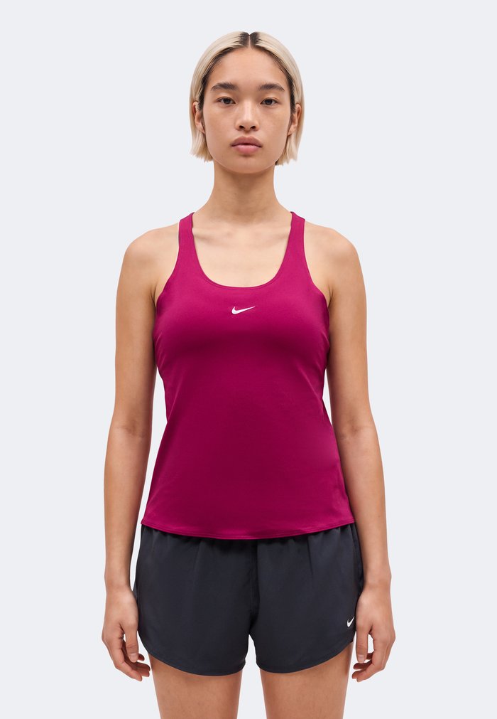 Nike TANK ELASTIKA - Top - true berry/white