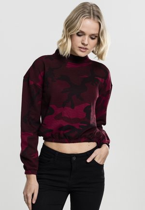 Sweatshirt - burgundy