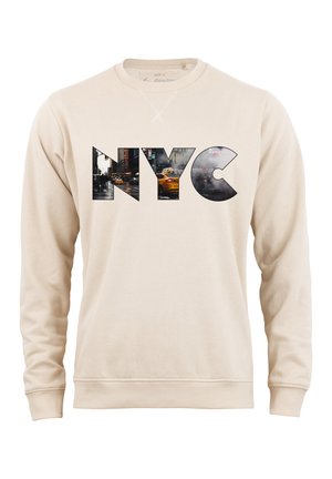 Cotton Prime SKYLINE NEW YORK-WELTENBUMMLER KOLLEKTION - Sweatshirt - sand
