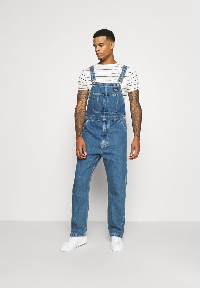 RT OVERALL UNISEX - Latzhose - overall stonewash