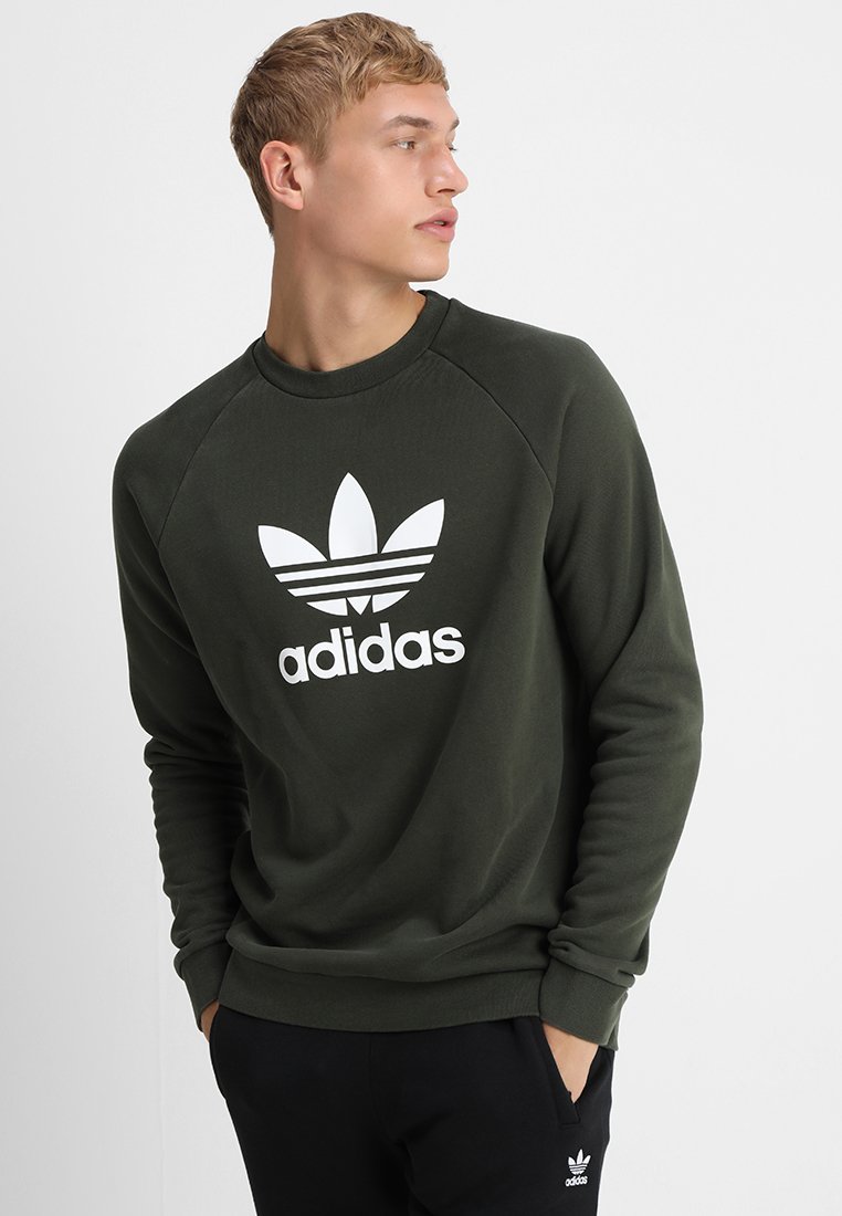adidas originals repeat trefoil crew sweatshirt