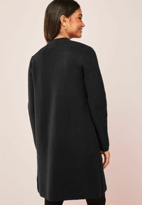 Friends Like These LONGLINE MOCK COLLAR COATIGAN.  - REGULAR FIT - Krátký kabát - black
