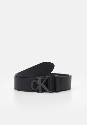 MONO HARDWARE TEXTURE BELT - Pásek - black