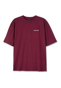 Non sélectionné, washed maroon red/white