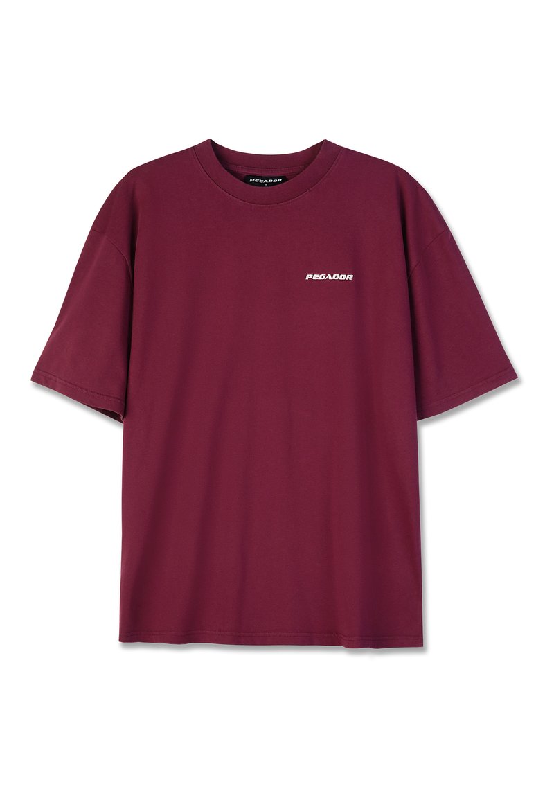 Pegador T-shirt basic donkerrood