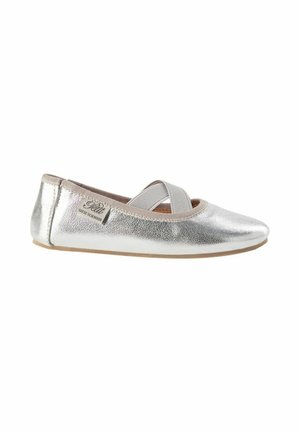 Ballerine con cinturino - silver