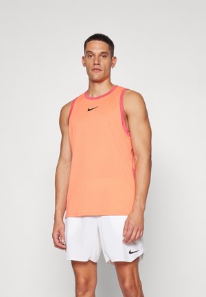 Nike Performance COURT SLAM TANK  - Top - light wild mango/aster pink/black