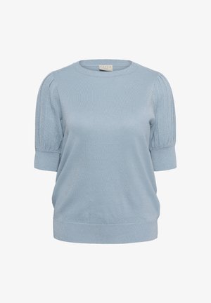 Kaffe Curve, KCREGITTA PLEAT - T-shirt con stampa - blue fog