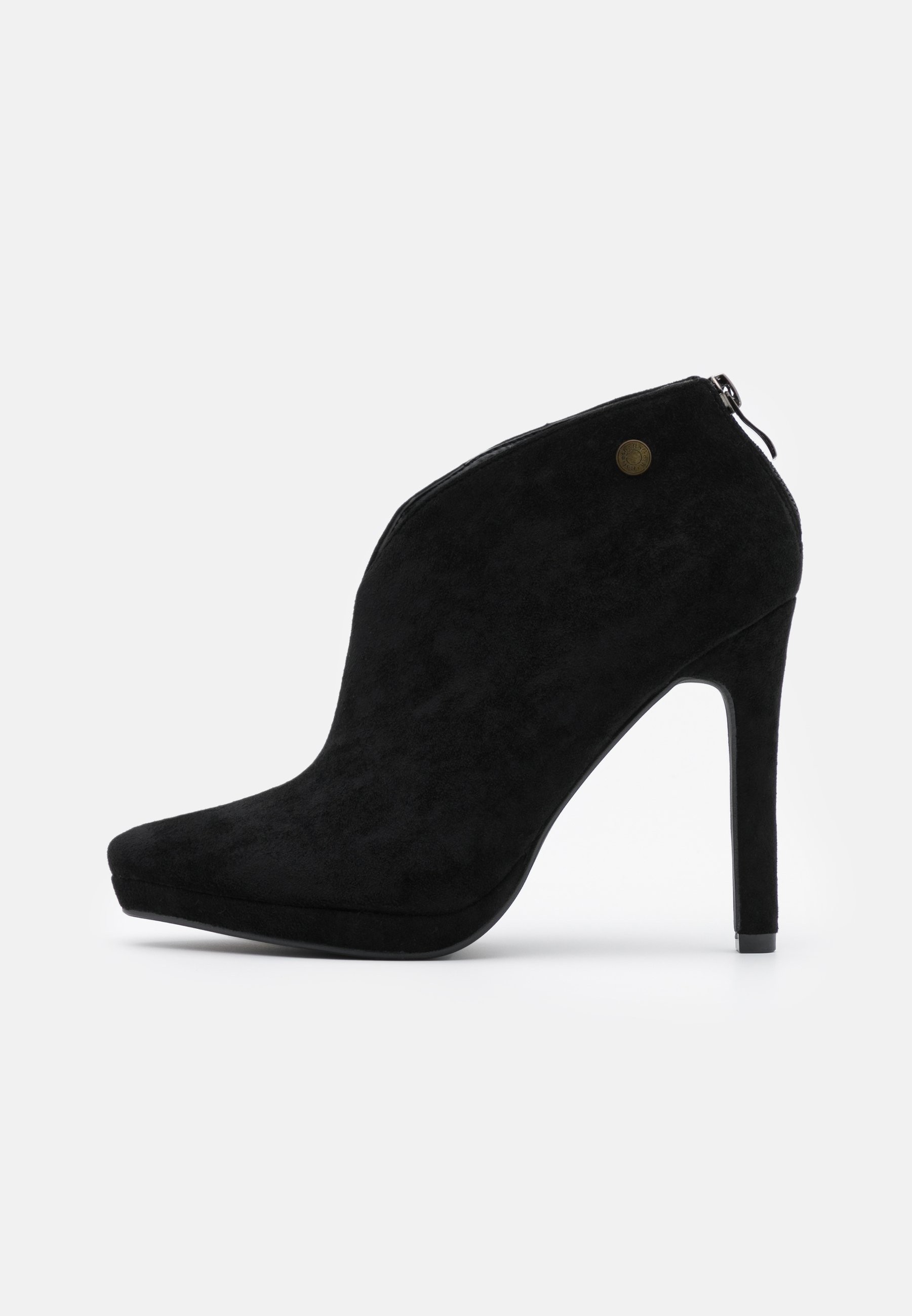 Refresh Enkellaarsjes met hoge hak - black/Zwart - Zalando.nl