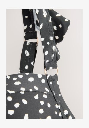 Next, Top de bikini - black white spot