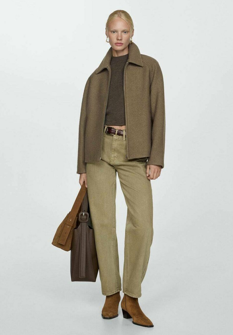 Mango Lichte jas - khaki