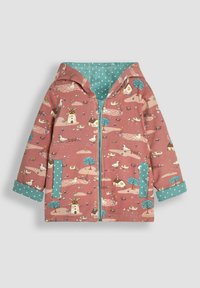 JoJo Maman Bébé BUNNY MOUSE APPLIQUE REVERSIBLE REGULAR FIT - Užtrauktuku užsegamas treningas - duck egg blue guinea pig