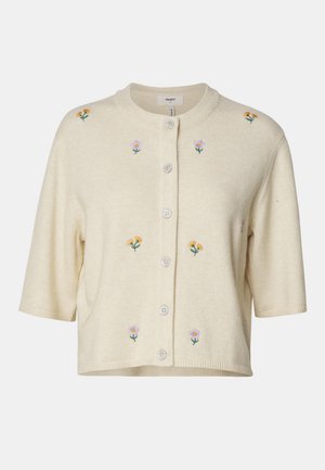 Object - Objthess 3/4 Sleeve Cardigan - 5049900 Lemon Meringue Tulip Embroidery main image 1