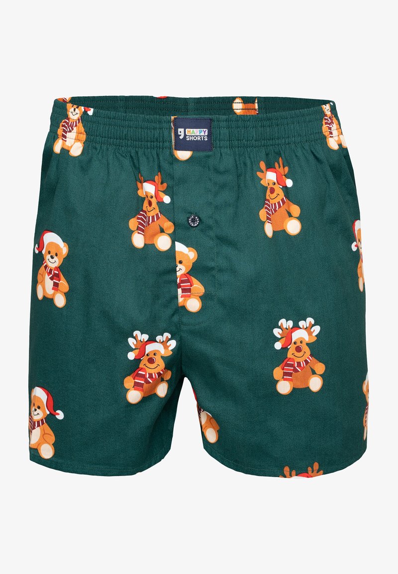 Happy Shorts American Boxer Boxershorts voor heren, 3 stuks, verkrijgbaar in verschillende kleuren, S-XXL, Set 4, L Happy Shorts American Boxer Boxershorts voor heren, 3 stuks, verkrijgbaar in verschillende kleuren, S-XXL, Set 4, L