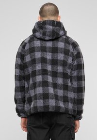Brandit WORKER - Giacca in pile - black grey