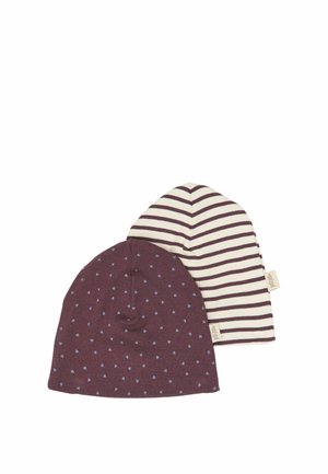 Petit Piao, PPSKY BEANIE 2-PACK - Плетена шапка - huckleberry striped