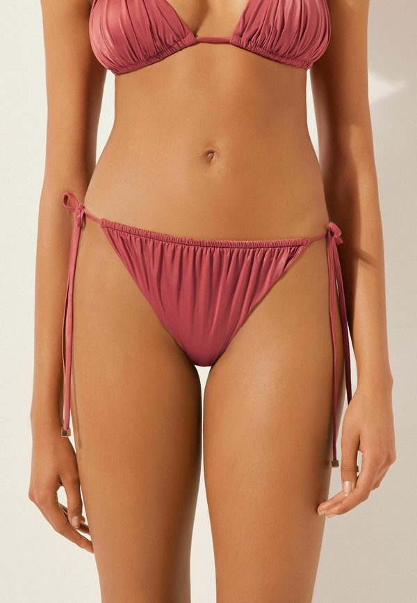 SHINY SATIN - Bikini-Hose - salmon