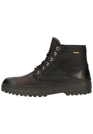 Schnürstiefelette - black