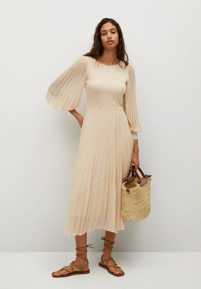 Freizeitkleid - beige