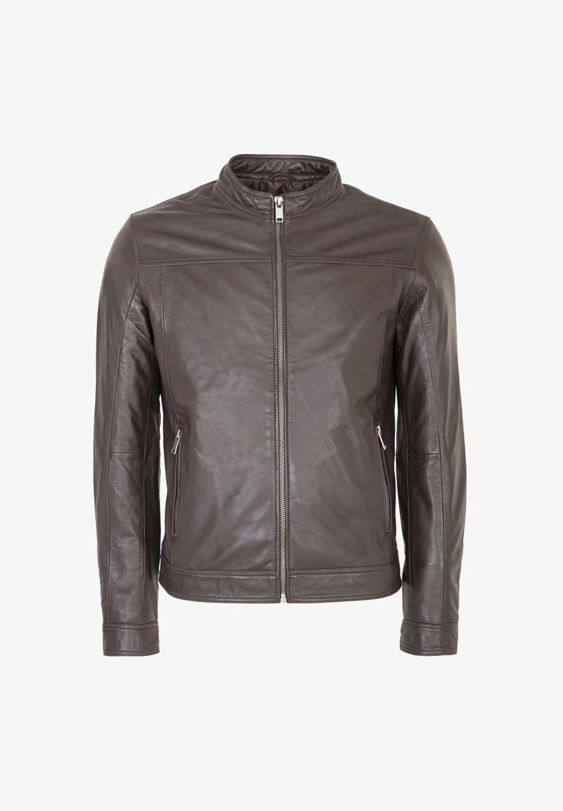 Lee Cooper Lederjacke - dark chocolate