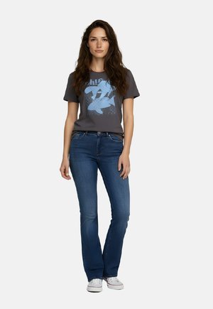 CON ESTAMPADO FRONTAL - Camiseta estampada - gris